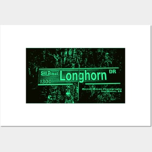 Longhorn Drive, San Dimas, California by Mistah Wilson Posters and Art